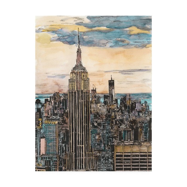 X 32 quot Us Cityscape Nyc By Melissa Wang Trademark Fine Art