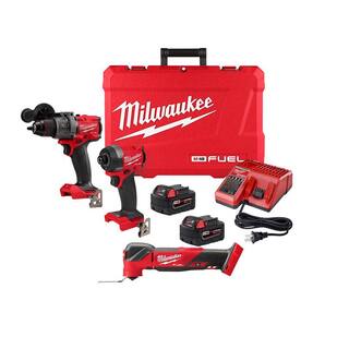 MW M18 FUEL 18-V Lithium-Ion Brushless Cordless Hammer Drill and Impact Driver Combo Kit (2-Tool) with Multi-Tool 3697-22-2836-20