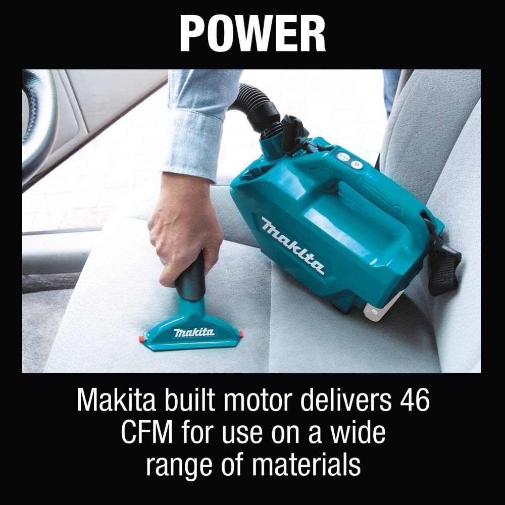 Makita 12V Max CXT Lithium-Ion Cordless Vacuum Tool Only LC09Z from Makita