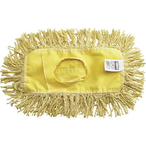 Rubbermaid Trapper Blend Dust Mop | Yarn， Cotton， Plastic | RCPJ15300YELCT