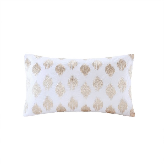 Oversize Stella Dot Cotton Lumbar Throw Pillow Copper