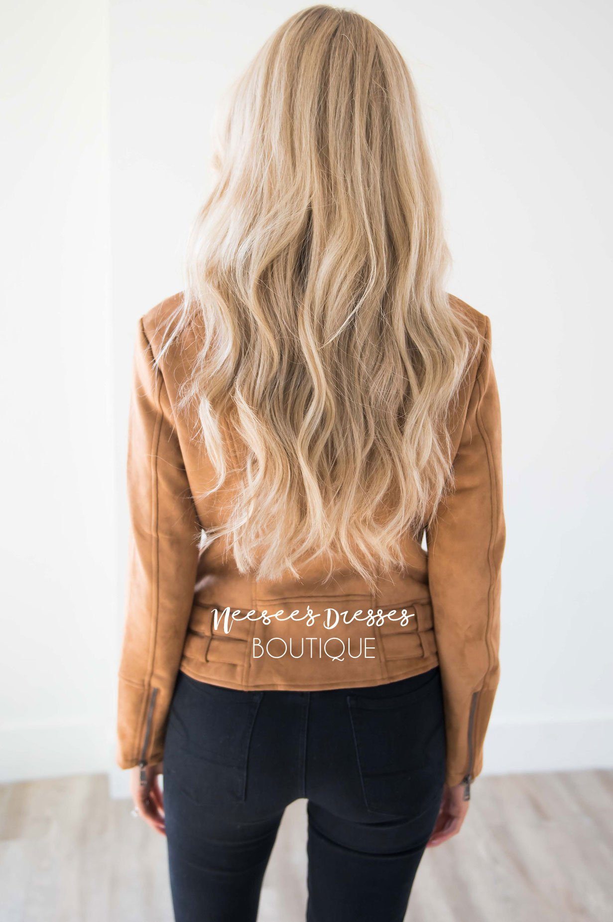 Weekend Moto Faux Suede Jacket