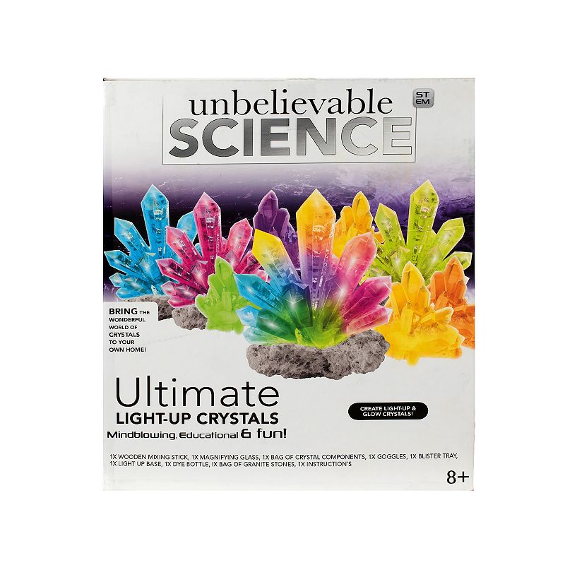 RMS Unbelievable Science Ultimate Light Up Crystals Kit