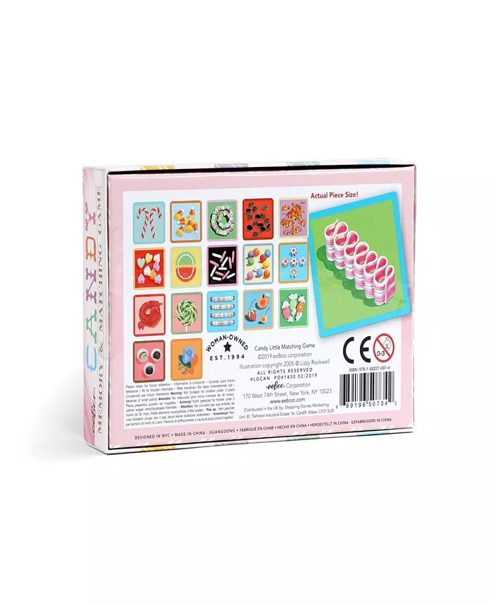 Eeboo Candy Memory and Matching Little 36 Piece Game