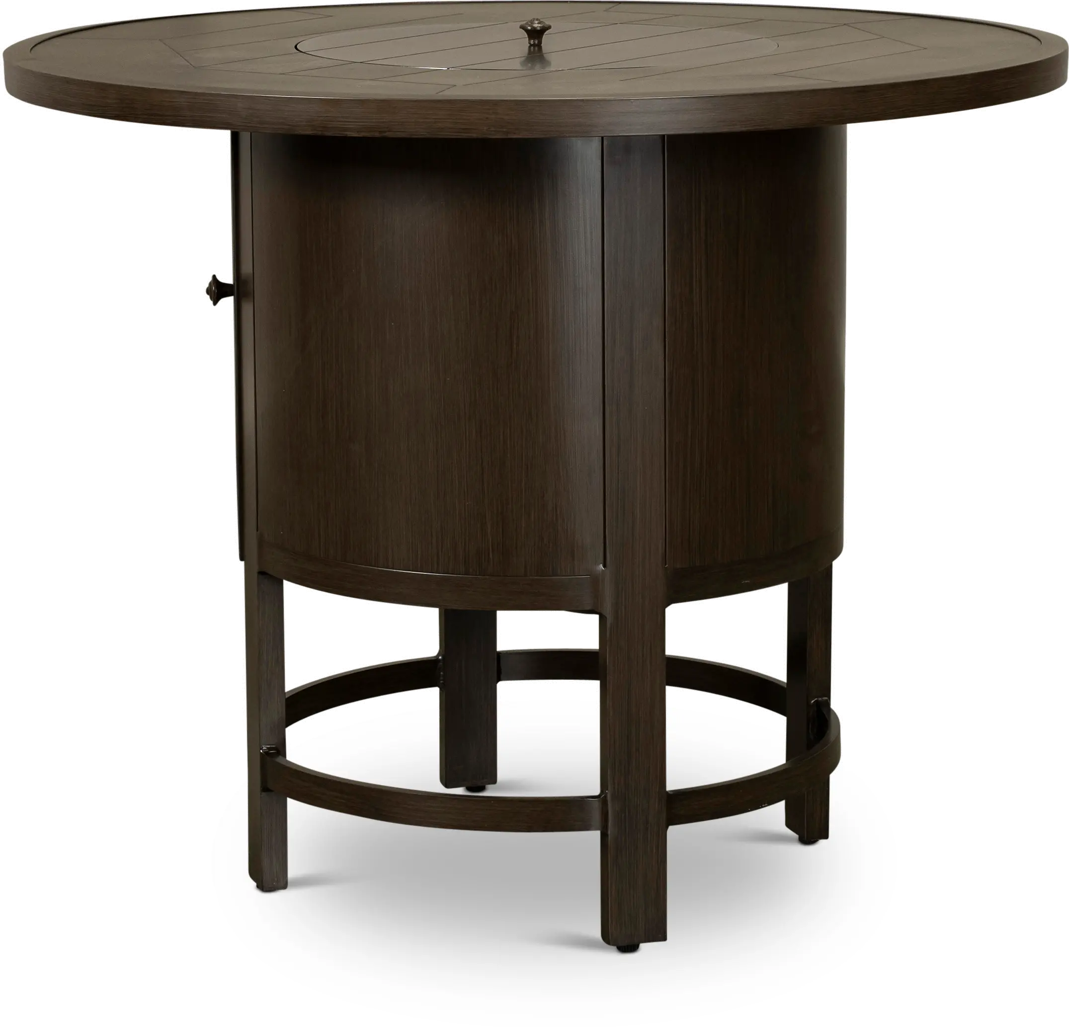 Adeline Round Fire Pit Dining Table