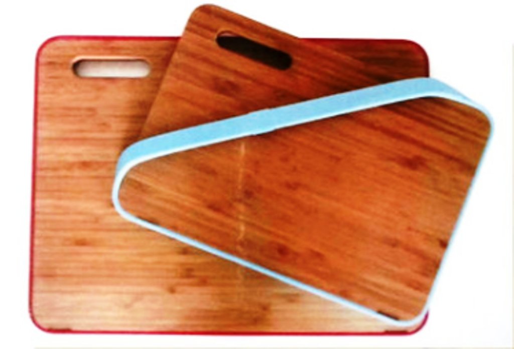 Mangoleaf Bamboo Cutting Board 2Pk Kitchen Dining