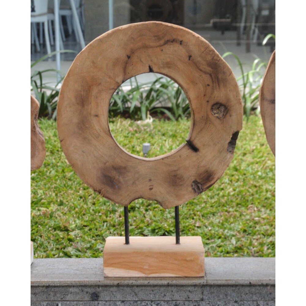 Decorative Teak Ring   Medium