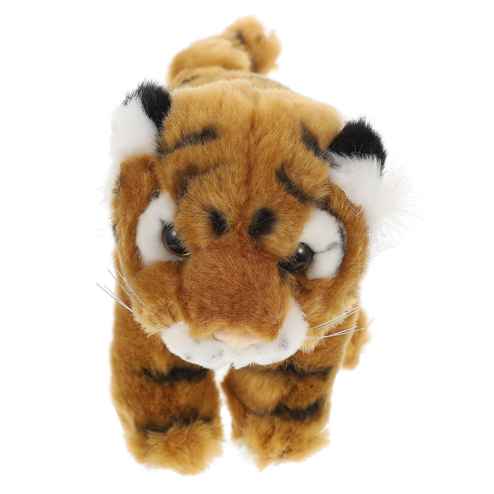 Adorable Plush Tiger Toy Funny Kids Stuffed Doll Kids Birthday Gift Plush Throw Pillow