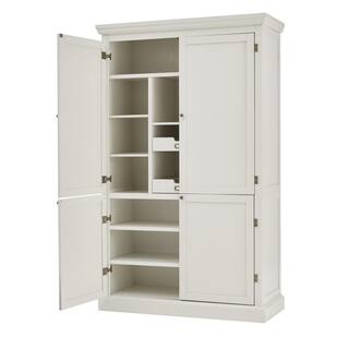 Home Decorators Collection Prescott Polar White Open Top Pantry 9950600410