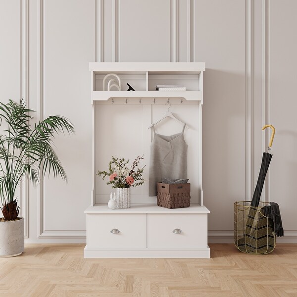 Open Wardrobe with two drawers - - 37503442