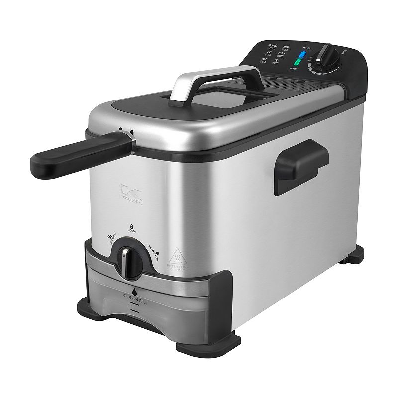 Kalorik 3.2-qt. Oil Filtration Deep Fryer