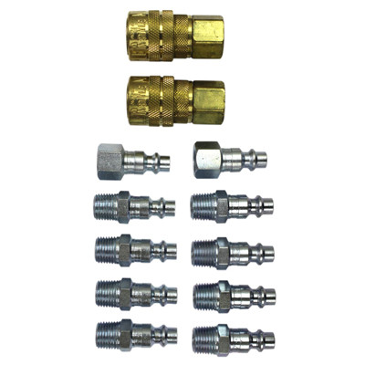 Milton Industries M Style Coupler Kit 12 Pc