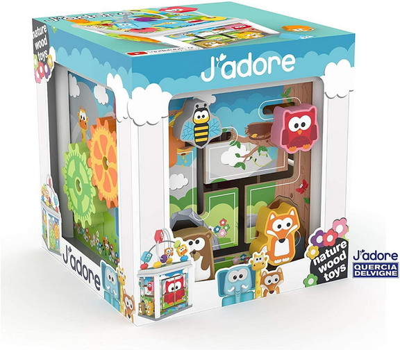 J'adore JRE 818893 C J'adore Wooden Zoo Animal Min...