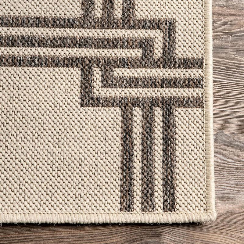 nuLOOM Malaya Greek Trellis Indoor/Outdoor Area Rug