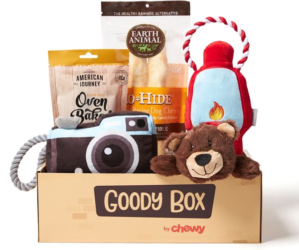 Goody Box Adventure Toys and Treats For Dogs， Medium/ Large