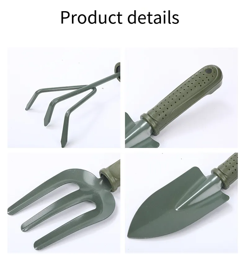 Army Green Integrated Garden Tools Mini Garden Hand Kit Tools Set