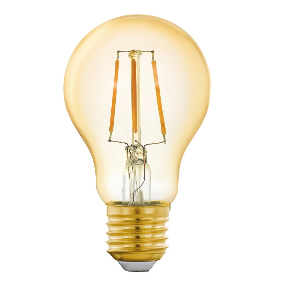 EGLO 12221 Zigbee Smart LED 5.5W GLS A60 E27 ES Amber Filament Lamp 500lm 2200k