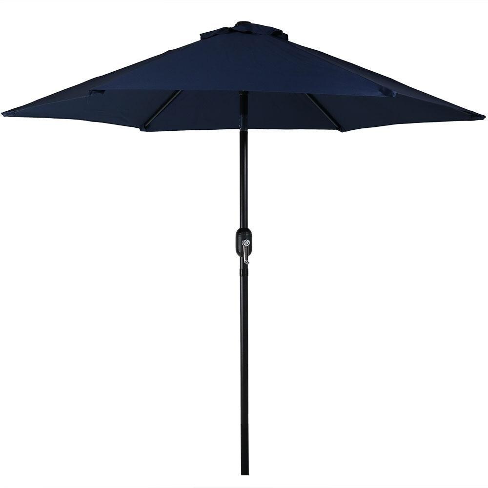 Ultimate Patio 7.5 Ft. Octagonal Aluminum Patio Market Umbrella W/ Crank and Tilt