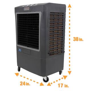 Hessaire Reconditioned 3100 CFM 3-Speed Portable Evaporative Cooler (Swamp Cooler) for 950 sq. ft. MC37V-RFB