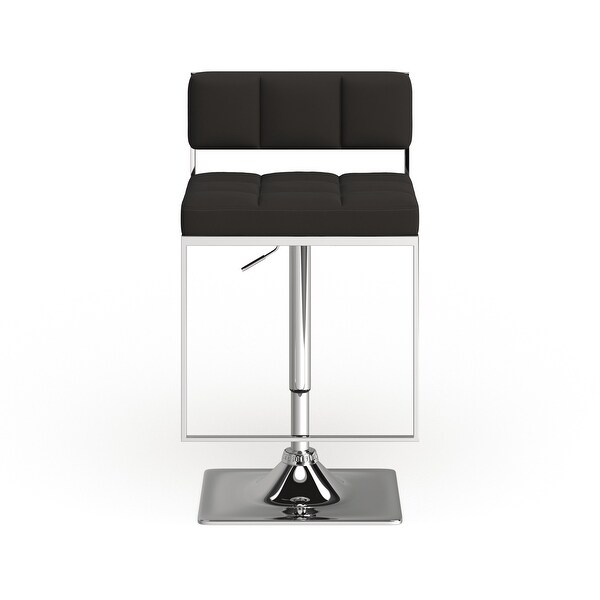 Coaster Furniture Alameda Adjustable Chrome Base Bar Stool