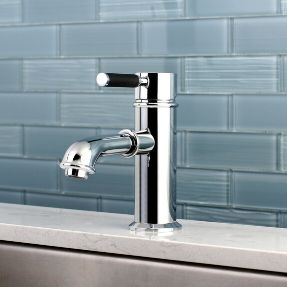 Kingston Brass Kaiser Single Handle Bathroom Fauce...