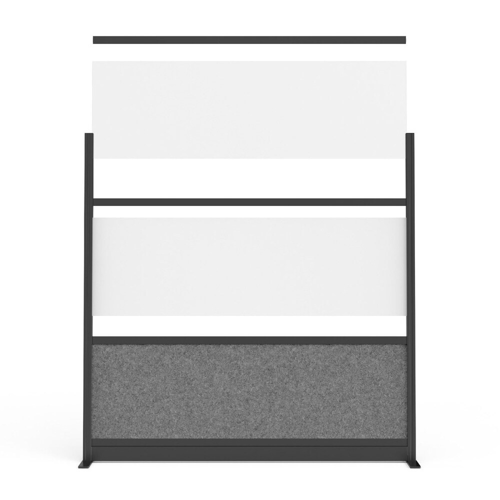 Modular Wall Room Divider System   Black Frame   53\