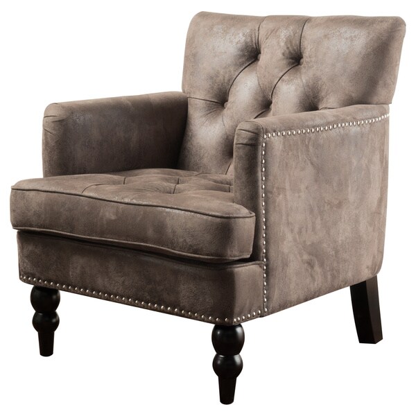 Malone Microfiber Club Chair by Christopher Knight Home - 28.00 L x 29.50 W x 33.50 H