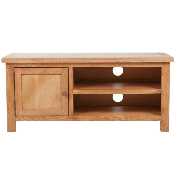 TV Cabinet Solid Oak Wood 40.6