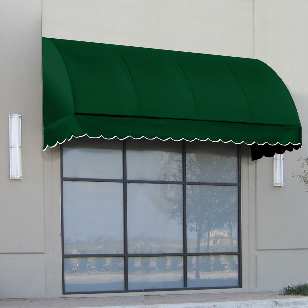 Awntech 6  x27Savannah Acrylic Fabric Fixed Awning   Traditional   Awnings   by Awntech Corporation  Houzz