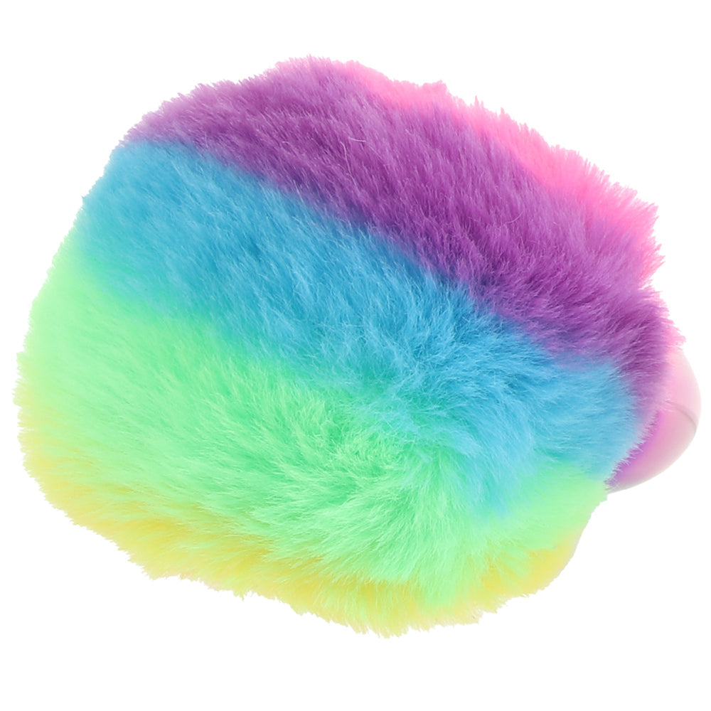 Gemsations 3 Inch Bunny Tail Butt Plug in Rainbow