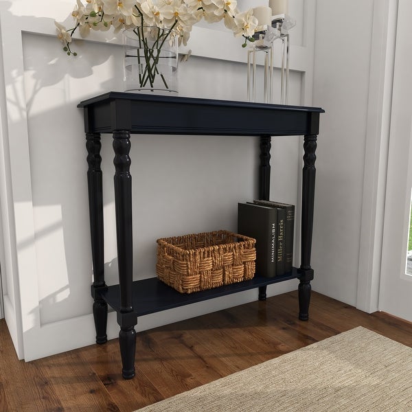 Black Pine Traditional Console Table 32 x 32 x 12 - 32 x 12 x 32