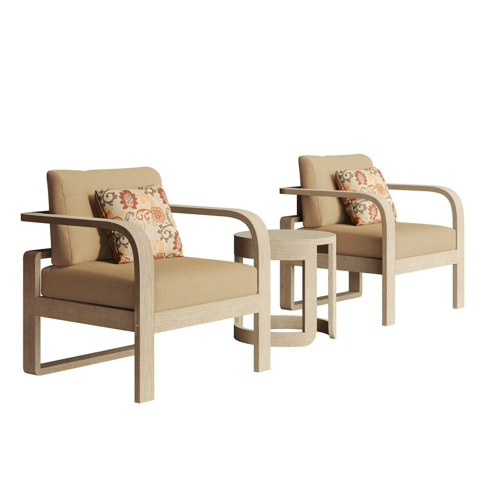 Corvus Annette 3 piece Sunbrella Outdoor Patio Furniture Set
