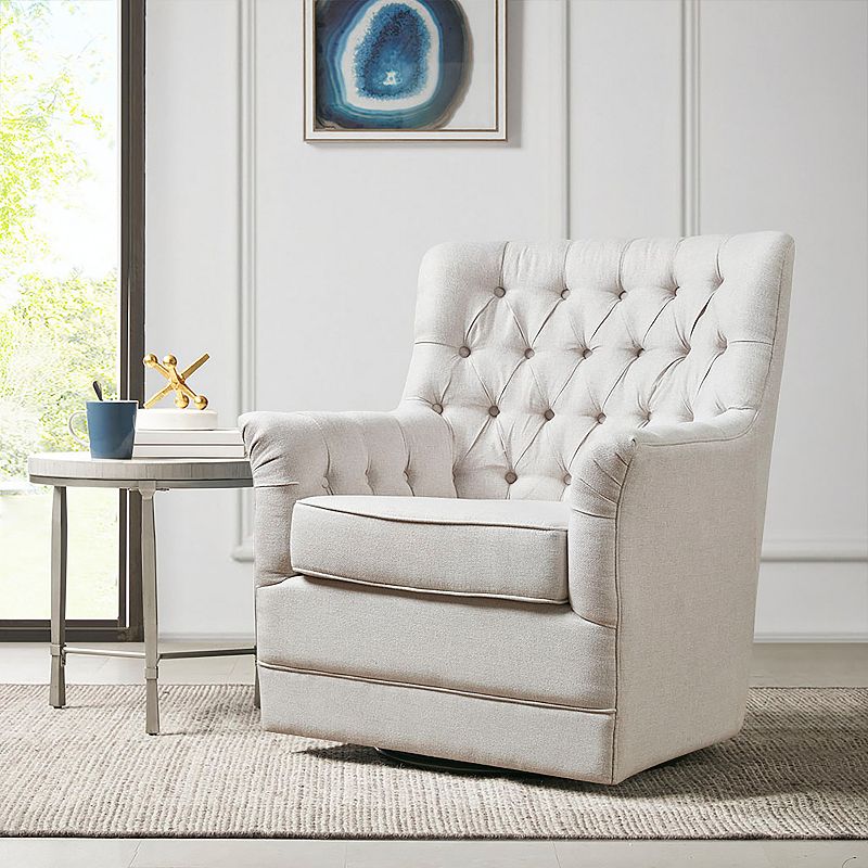 Madison Park Rae Swivel Glider Accent Chair