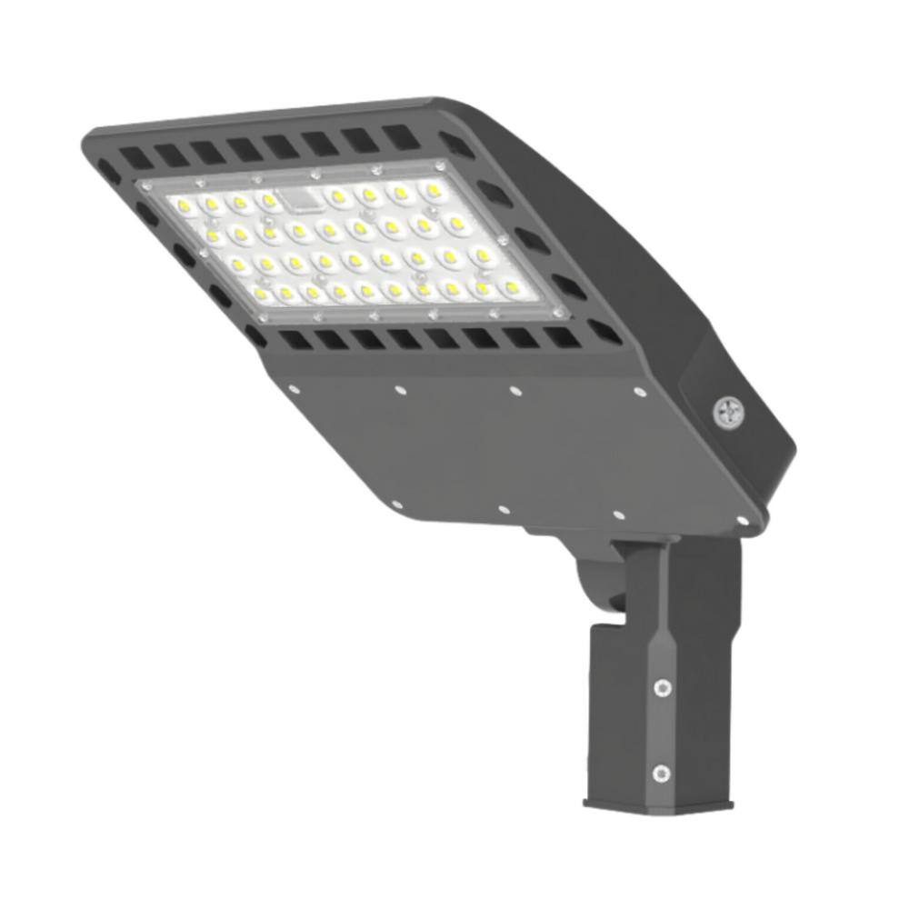 WYZM 1000- Watt Equivalent Integrated LED Bronze 200-Watt Slip Fitter Parking Lot Area Light 5500K 28000 Lumens Dusk to Dawn SB200W-F