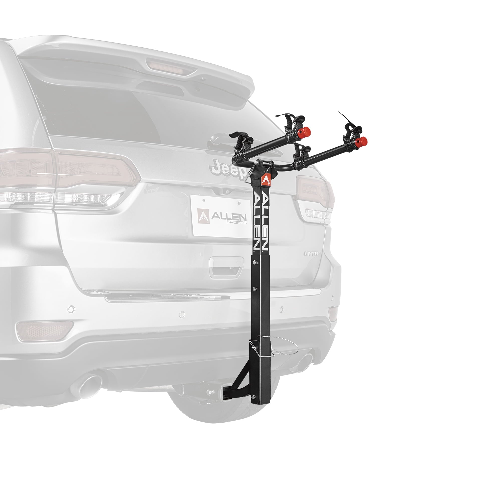 Allen Sports Deluxe 2-Bicycle Hitch Mounted Bike Rack Carrier， 522RR