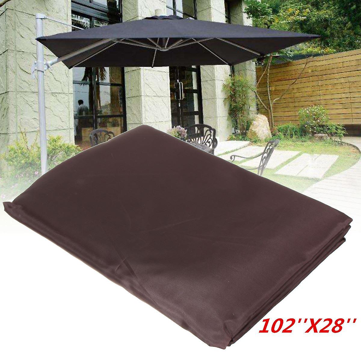 Born Pretty Garden Patio Umbrella Rain Cover Waterproof Polyester Canopy Protective Cover Bag Outdoor Rain Gear Accessories Fit 9-11ft