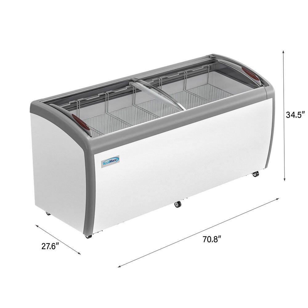 Koolmore 20. cu. ft. Commercial Ice Cream Display Freezer with Manual Defrost MCF-20C