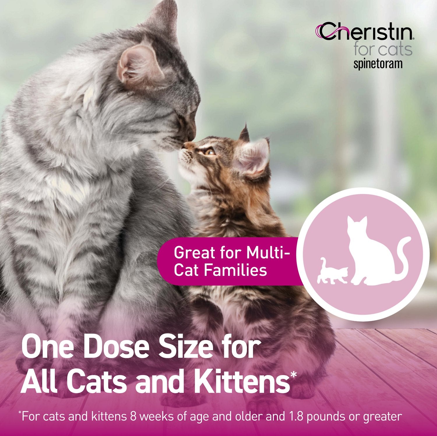 Cheristin Flea  Tick Topical Treatment For Cats