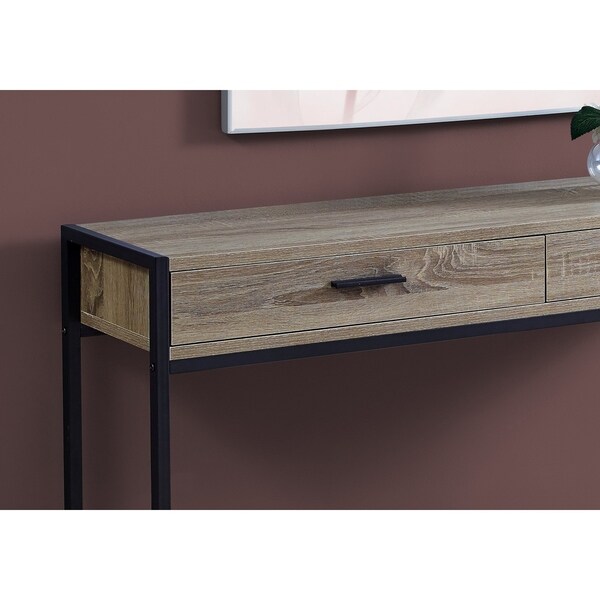 Accent Table， Console， Entryway， Narrow， Sofa， Storage Drawer， Living Room， Bedroom， Metal， Laminate， Contemporary