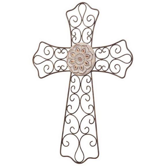 Dicksons MWC 393 Metal Wall Cross Patina Finish 19...