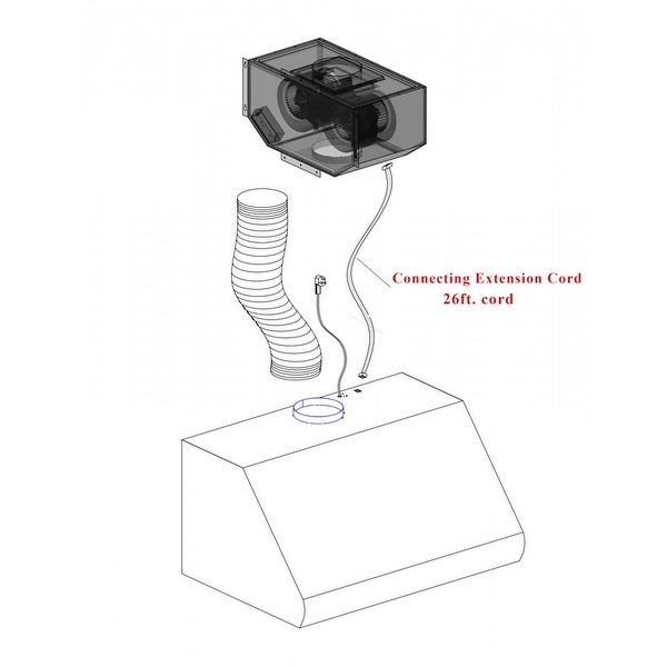 ZLINE Remote Blower Ducted Range Hood Insert in Stainless Steel (721)