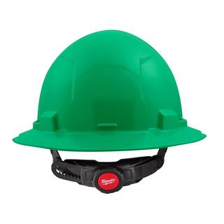 MW BOLT Green Type 1 Class E Full Brim Non-Vented Hard Hat with 6-Point Ratcheting Suspension (10-Pack) 48-73-1127X10