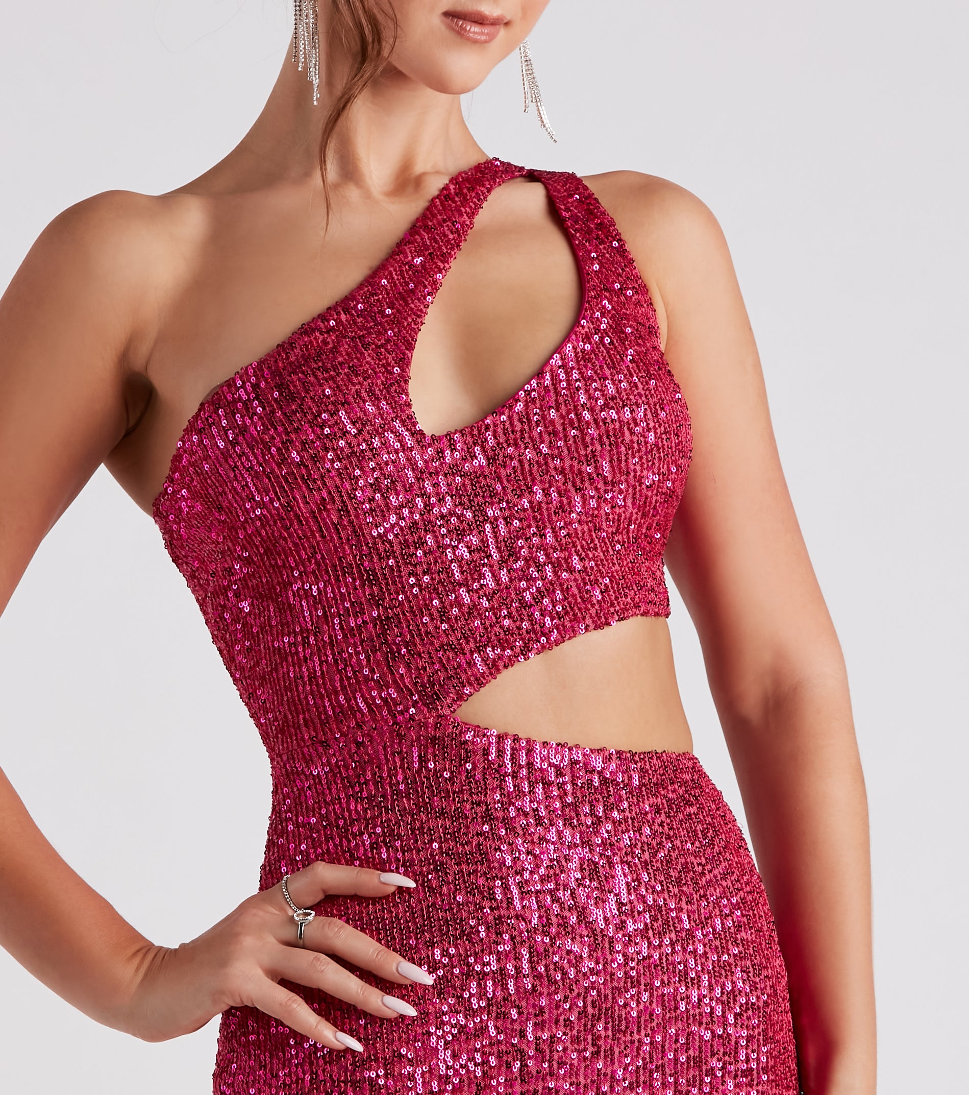 Mirror Ball Sequin Mini Dress