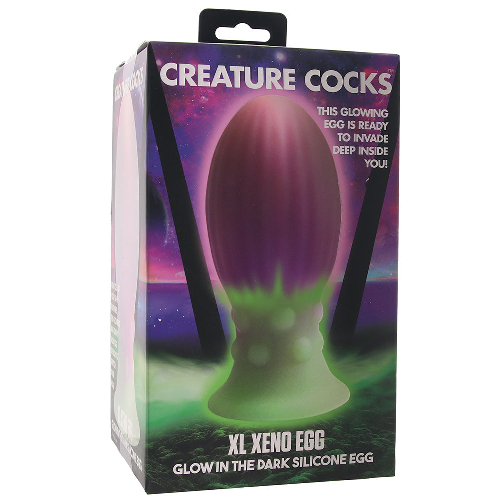 Creature Cocks XL Xeno Glowing Silicone Egg