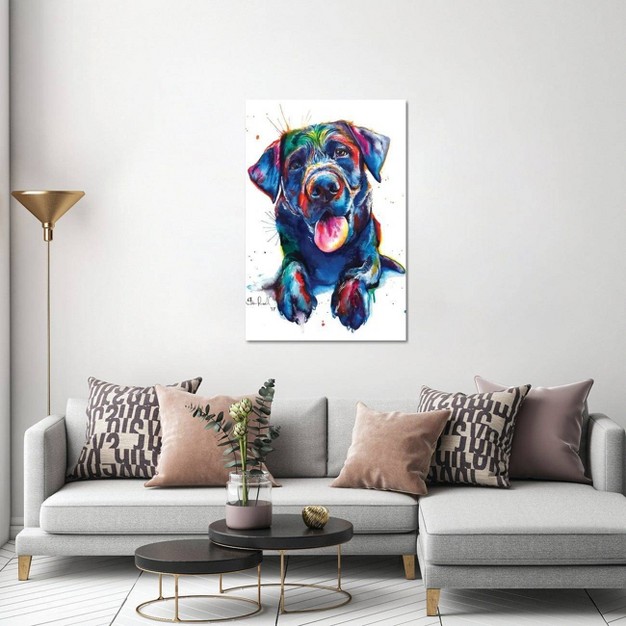 Black Lab Ii By Weekday Best Unframed Wall Canvas Icanvas