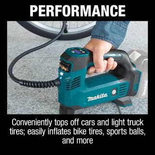 Makita 18V LXT Lithium-Ion Cordless Electric Portable Inflator (Tool-Only) DMP180ZX