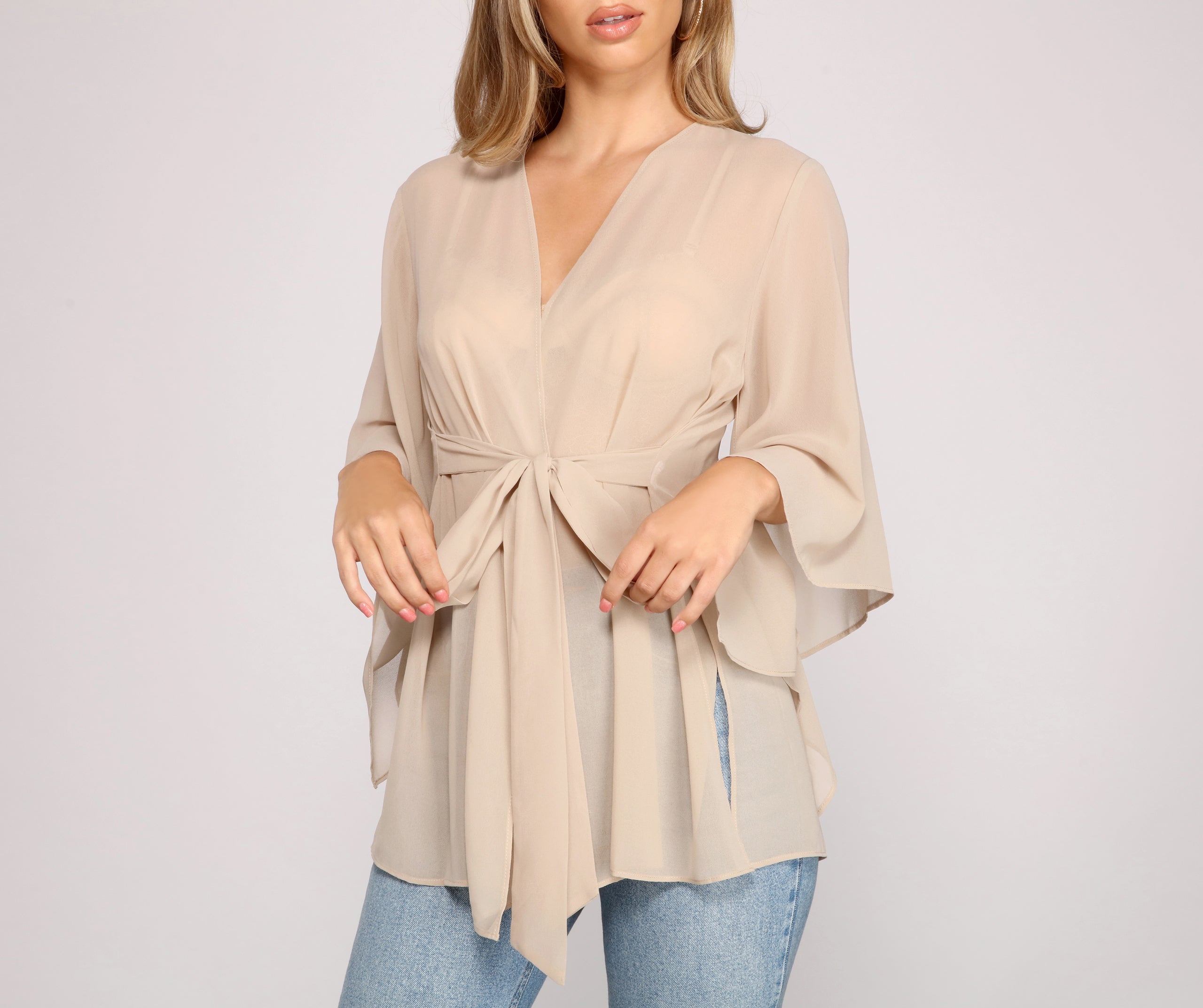 Chic Airy Chiffon Kimono