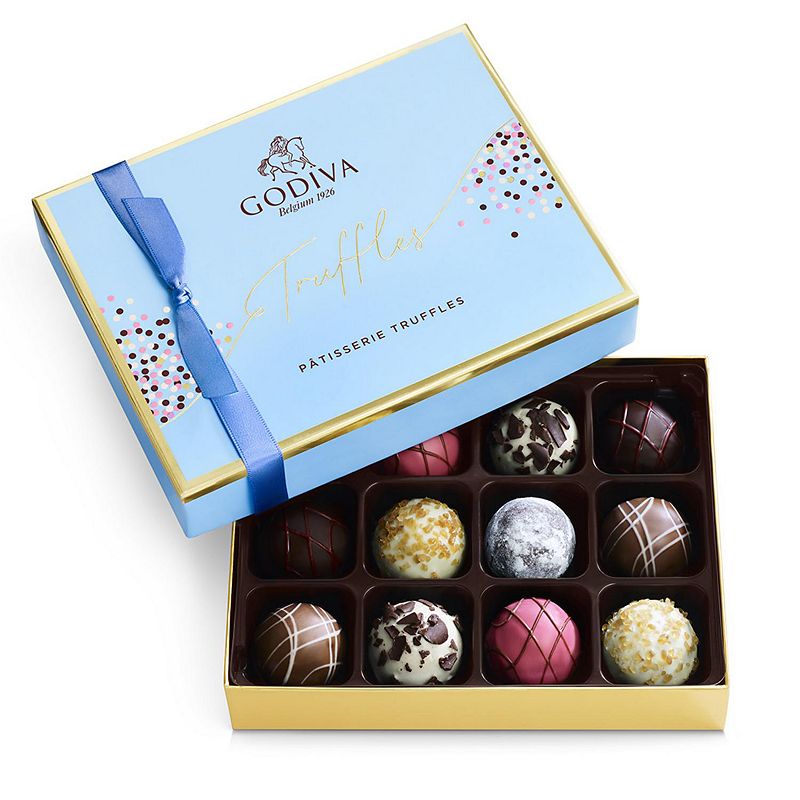 Godiva 12-Piece Patisserie Dessert Truffles Gift Box