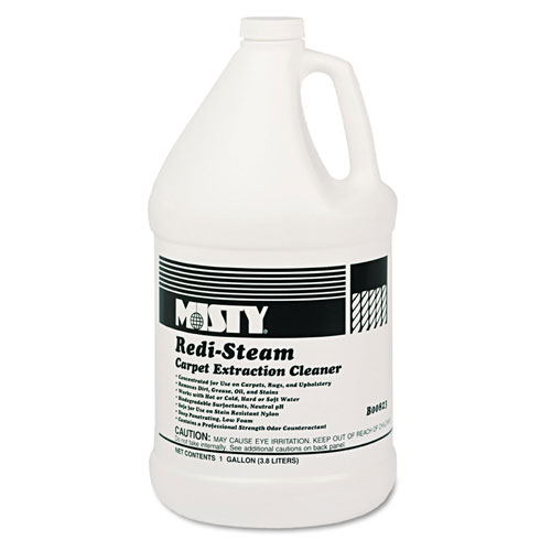 Zep Inc. Misty Redi-Steam Carpet Cleaner | Pleasant Scent， 1gal Bottle， 4