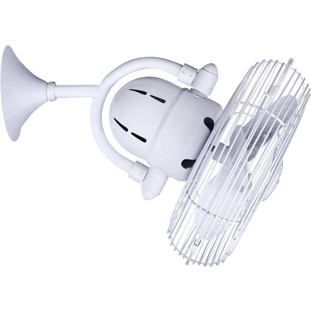 Matthews Fan Company Kaye 13 in Gloss White Ceiling Fan